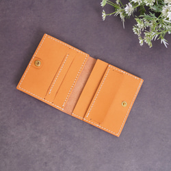 お札ぴったり 薄い二つ折り財布 二つ折り財布 レザークラフト MUCU