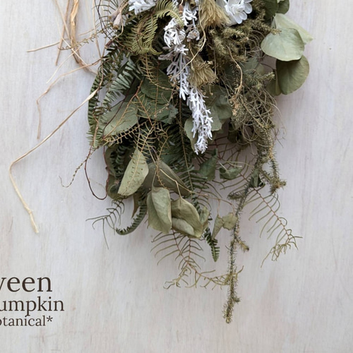 専用＊Halloweenミニパンプキン＆グリーンホオズキ ドライフラワー