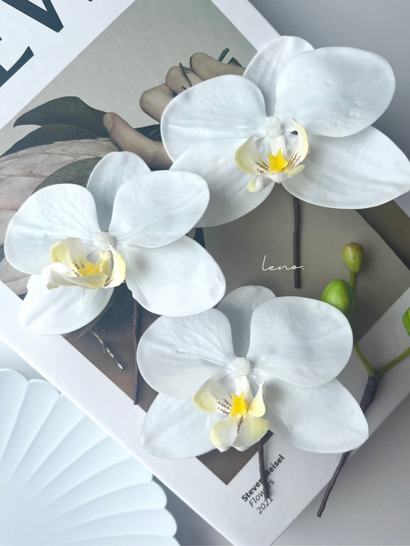 アーティフィシャルフラワーブーケ、ヘッドパーツ head parts🐃 . アーティフィシャルフラワー . 3本〜オーダー可能です