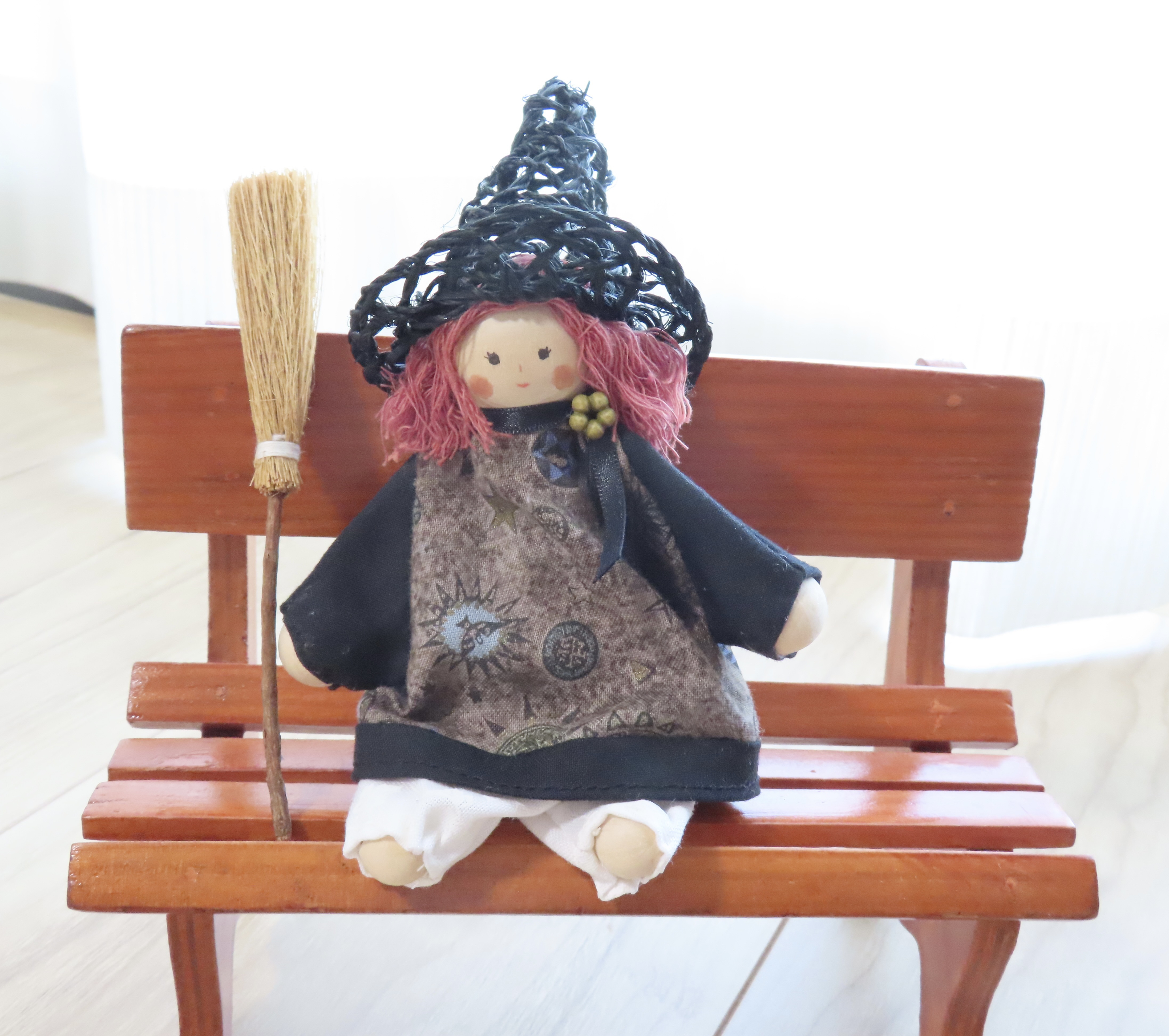 カントリーの置き人形 カントリードール ハンギング 2Pセット オーナメント/置物