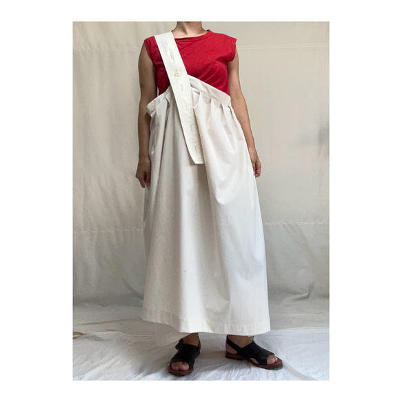 ワンショルダースカート 【一点モノ】大島紬 着物リメイク ギャザー スカート & スヌード 〜 四季 で心地良い 上質 絹 100% 〜 J1678501126(12870円)