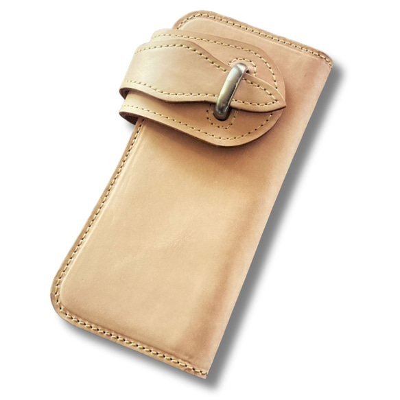 バイカーズウォレット 長財布 ライダースウォレット レザーウォレット 二つ折り 財布 メンズ 本革 ヌメ革 革財布 牛革 皮、革、レザー GMS1610358075(12350円)