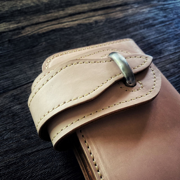 バイカーズウォレット 長財布 ライダースウォレット レザーウォレット 二つ折り 財布 メンズ 本革 ヌメ革 革財布 牛革 皮、革、レザー GMS1610358075(12350円)