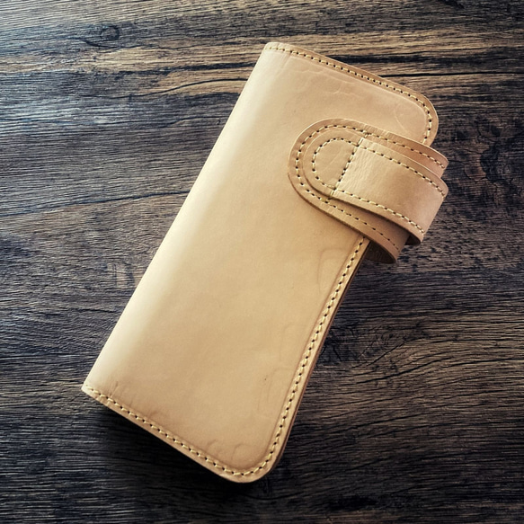 バイカーズウォレット 長財布 ライダースウォレット レザーウォレット 二つ折り 財布 メンズ 本革 ヌメ革 革財布 牛革 皮、革、レザー GMS1610358075(12350円)