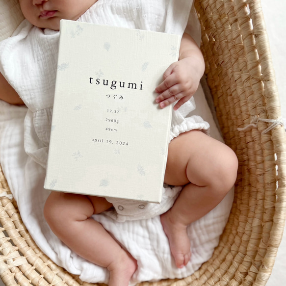 キャンバス命名書flower  ネームボード　キャンバスボード　お七夜　出産祝い　お食い初め　ニューボーンフォト　 3枚目の画像