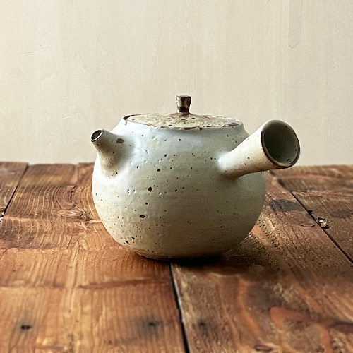 マット グレー 急須 器 一点物 陶器 teapot ティーポット ポット・急須 