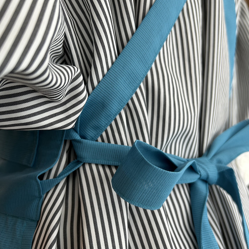 雪花 絽で涼しく！夏のお稽古に 洗える稽古着 茶道 けいこ着 縹色 収納