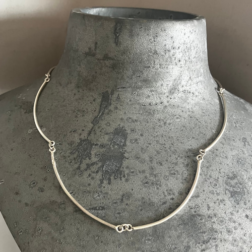 美品S.TIME × COMMUSE限定チョーカーネックレスsilver 12/19発売 先行予約注文開始【S.TIME × COMMUSE】限定チョーカー