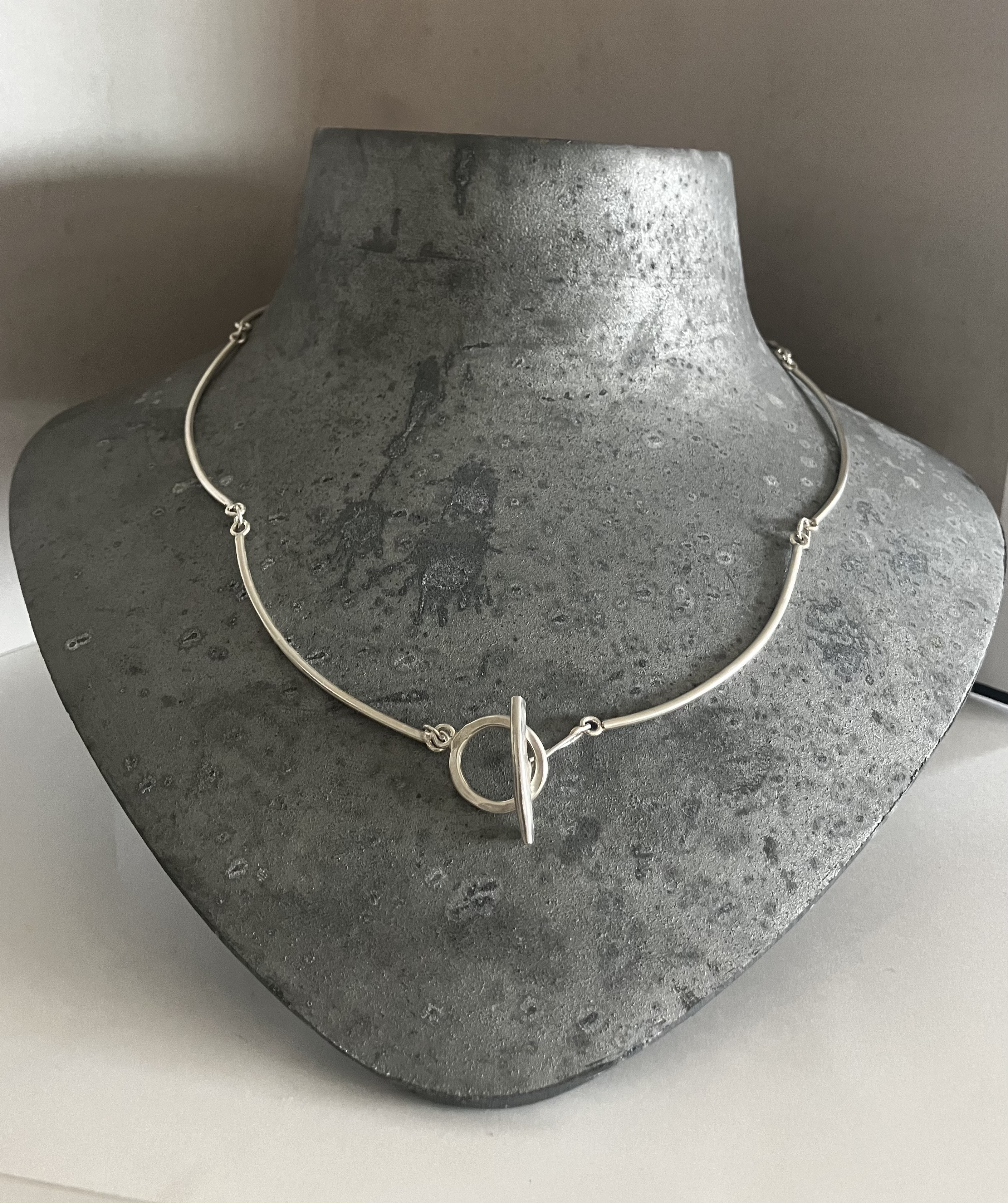 『silver950 』《大人の　なみなみ　ネックレス　チョーカー　》シンプル　シルバー　おしゃれ　ご褒美