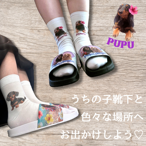 うちの子靴下 靴下 B! 通販 18130698｜Creema(クリーマ)