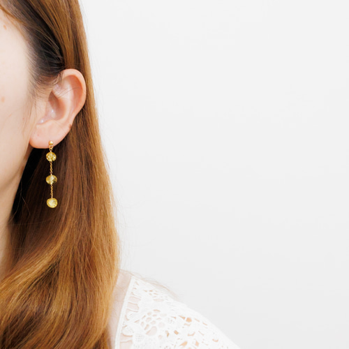 琥珀 ピアス イヤリング ピアスチャーム アンバー ピアス  