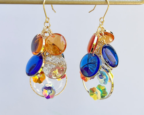 サークル　ピアス　イヤリング　ゴールド　レトロ　クラシック　シンプル　アクセ pi-500049_3.jpg