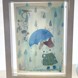 アクリル画原画⭐︎ユニコーンと一緒に⭐︎ 絵画 白猫room