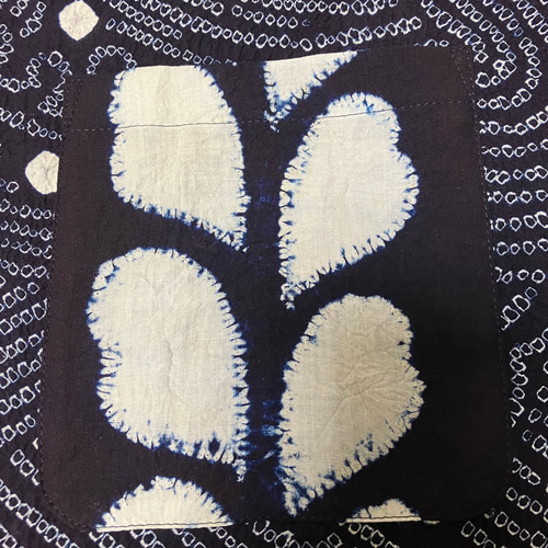 アロハシャツ 浴衣反物 絞り浴衣より作製 LL【お持ちの素材より