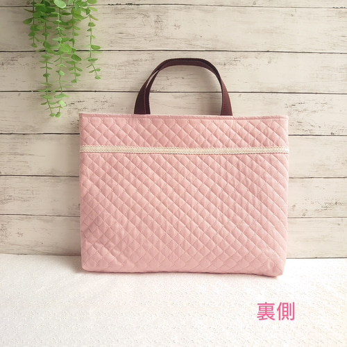 くすみカラー フリルがかわいいレッスンバッグ/手提げバッグ くすみカラー フリルがかわいいレッスンバッグ/手提げバッグ