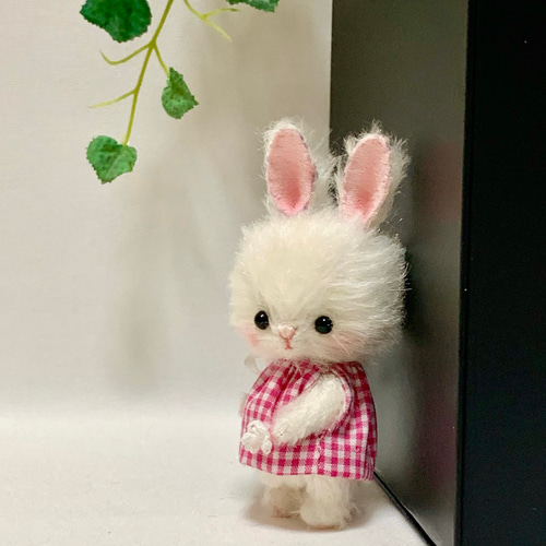 可愛いうさぎちゃん 小さい子 テディベア シュタイフ ハンドメイド 