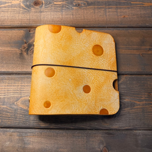 【M5スクエア】システム手帳　イタリアンレザー　ハンドメイド M5スクエア】 一枚革のシンプルなシステム手帳 ナチュラーレ