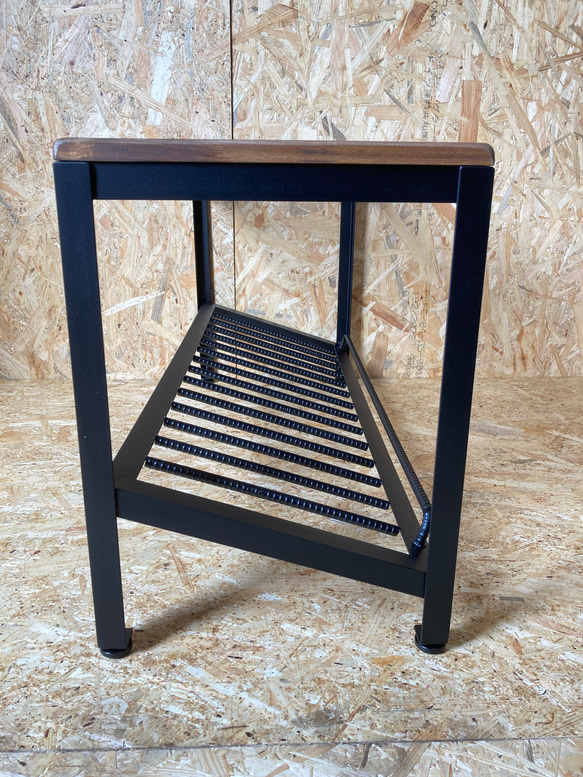 シューズラック　アイアン　インダストリアル　靴収納　スリム　かっこいい　シンプル　ベンチ　腰掛 