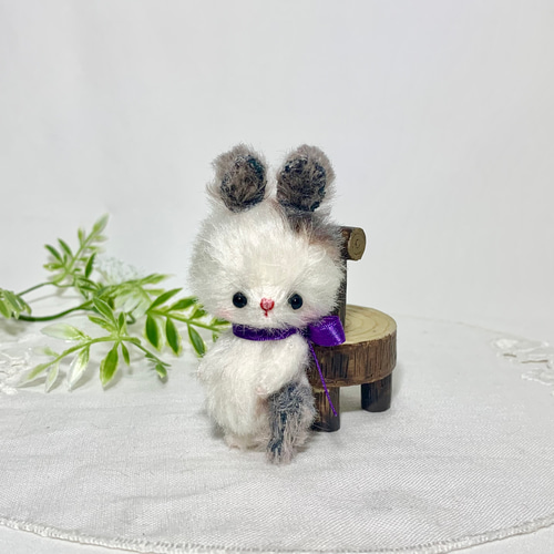 作家　ハコデコ様　テディベア　うさぎ　ぬいぐるみ テディうさぎ ふわふわうさぎちゃん テディベア ぬいぐるみ