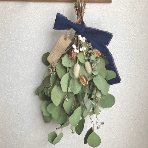 ユーカリのスワッグ ドライフラワー スワッグ Eucalyptus 通販