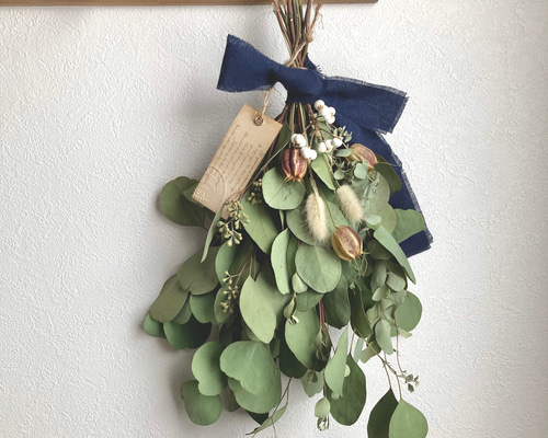 3.ユーカリスワッグ ユーカリスワッグ ドライフラワー b-interior 通販 17956881