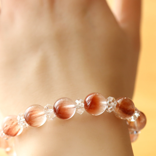 ☆スーパープレミアムブレス☆レッドラビットヘアールチルクォーツ：10