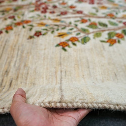 300×200cm ペルシャ 手織り絨毯 カシュクリギャッベ リズバフト 300×200cm ペルシャ 手織り絨毯 カシュクリギャッベ リズバフト