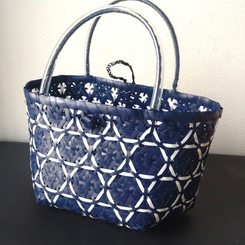 新品未使用バナーバレットカゴバックタグ付ネイビー 新品未使用バナー