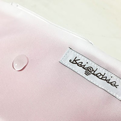 歯ブラシケース（コスメポーチ）　ハワイアン生地にビニール地を合わせたポーチ 3枚目の画像