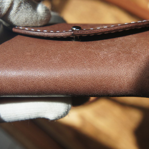 【送料無料】マヤベリーのアコーディオンミニポーチ【ダークブラウン】 送料無料】マヤベリーのアコーディオンミニポーチ【ダーク