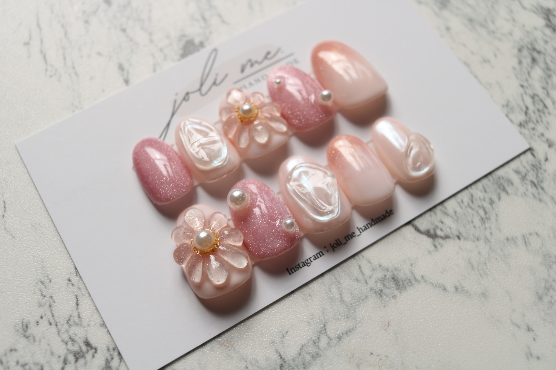 【オーダー】お花ネイル