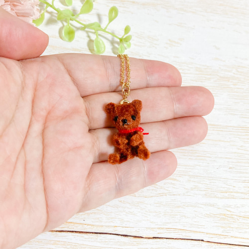 テディベア くま 作家様 ミニチュア ハンドメイド 小さなぬいぐるみ