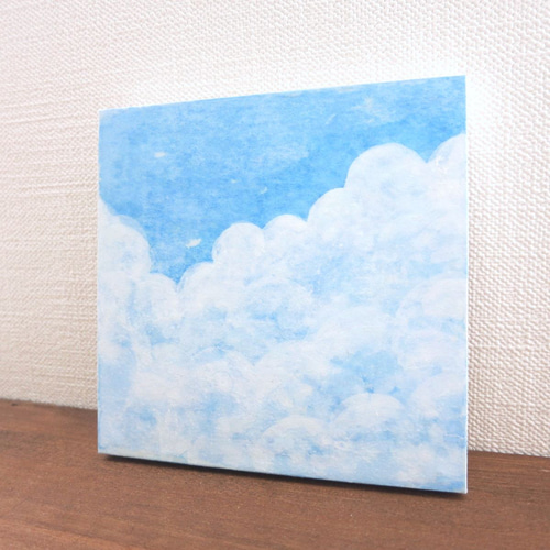 リクエスト受付中　オリジナルアート　インテリア　１点物 夏の入道雲① インテリア 絵画 インテリアアート 絵画 森の中 通販