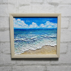 油絵 絵画 【夕日のカモメ】 絵画 HR 通販 14668187｜Creema