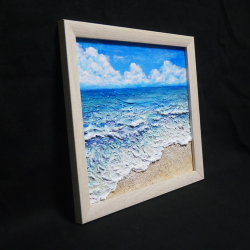 海外ブランドアウトレット通 絵 油彩画 油彩 油絵 絵画 通販 HR 絵画 【真夏の海】 絵画