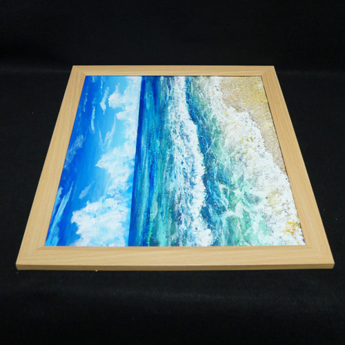 油絵 油彩 油彩画 絵 絵画 【真夏の海】 絵画 HR 通販 油絵 油彩 油彩画 絵 絵画 【真夏の海】 絵画 HR 通販