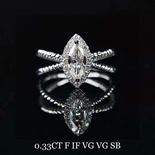 4℃　K18 YG　オパール　ダイヤモンド　マーキスカット　リング　9号 4℃ K18 YG オパール ダイヤモンド マーキスカット リング 9号