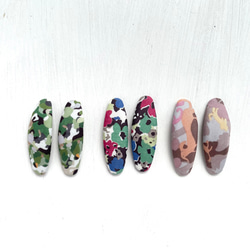 ミナペルホネン生地のトライアングルピン/ちょうちょ/choucho/7cm