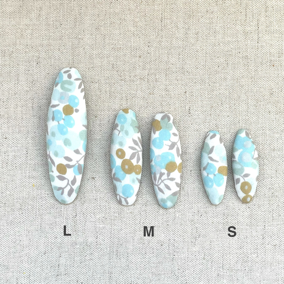 リバティ＊ヘアピン＊Sサイズ＊4cm 3枚目の画像