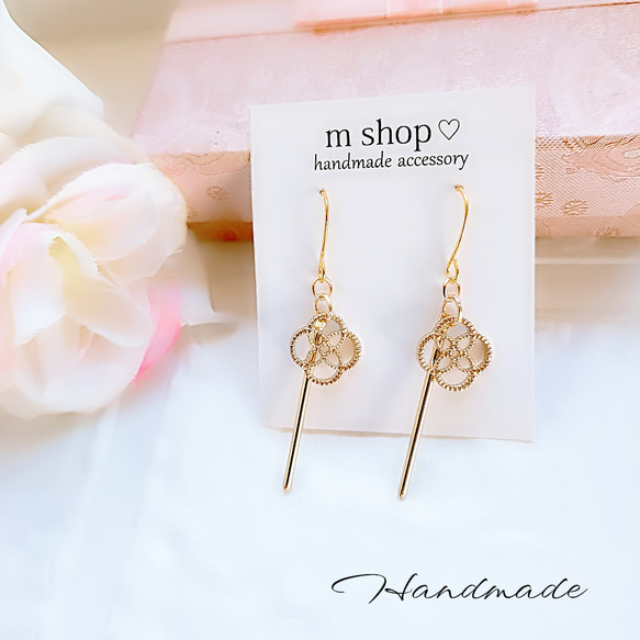 全日本送料無料 ハンドメイドピアス 通販 shop m ピアス（フック・チェーン） ピアス