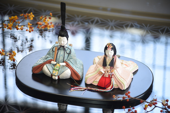 希少 黒入荷！ 木目込み人形 雛人形【平安雛】 有松人形工房 ひな人形・雛飾り 雛人形・ひな祭り