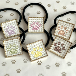 色遊び 星降る 猫ちゃん ヘアゴム 色遊び 星降る 猫ちゃん ヘアゴム