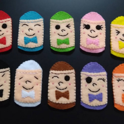 すもも様オーダー品　バナナの親子　ピッピとチッチ　指人形　パペット にわのことり ピッピとチッチの通販 by しぃ 休止中｜ラクマ