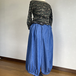 196 ⿻紬リメイクロングスカート　着物リメイクロングスカート　パッチワーク アンティーク大島紬のパッチワークスカート 13種類の大島紬から