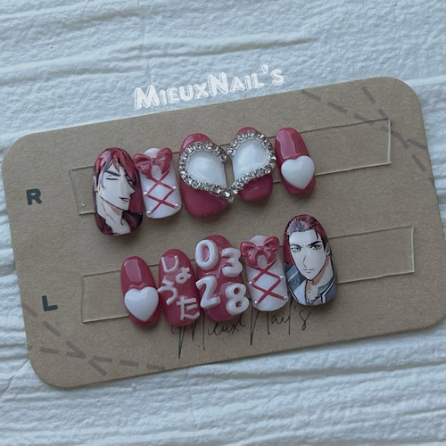 展示》お客様オーダー品まとめ ネイルチップ（つけ爪） MieuxNail