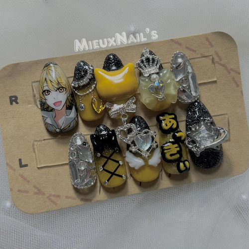 展示》お客様オーダー品まとめ ネイルチップ（つけ爪） MieuxNail