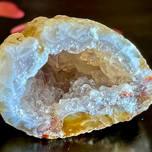 レース瑪瑙✨ アゲート ジオード 晶洞 原石 その他置物 東洋占星術師の