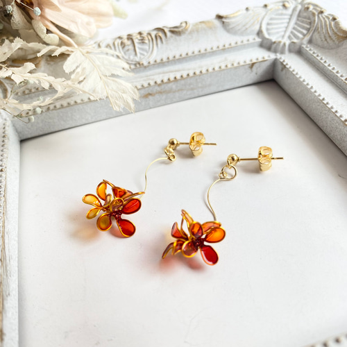 ディップアート キンモクセイ ピアス（その他） Aren 通販 18135220