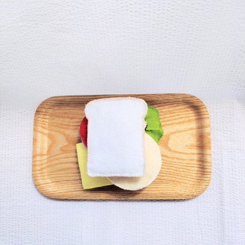 おままごと】フェルトで作ったサンドイッチセット おもちゃ・人形