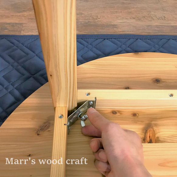 国産杉の無垢材ちゃぶ台　円形　90cm　高さ40cm　オイル仕上げ　ナチュラル色　座卓　ローテーブル【オーダー可能】 6枚目の画像